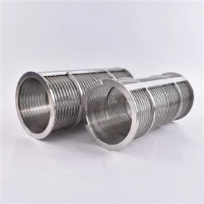 Tubo com fenda de fio em cunha