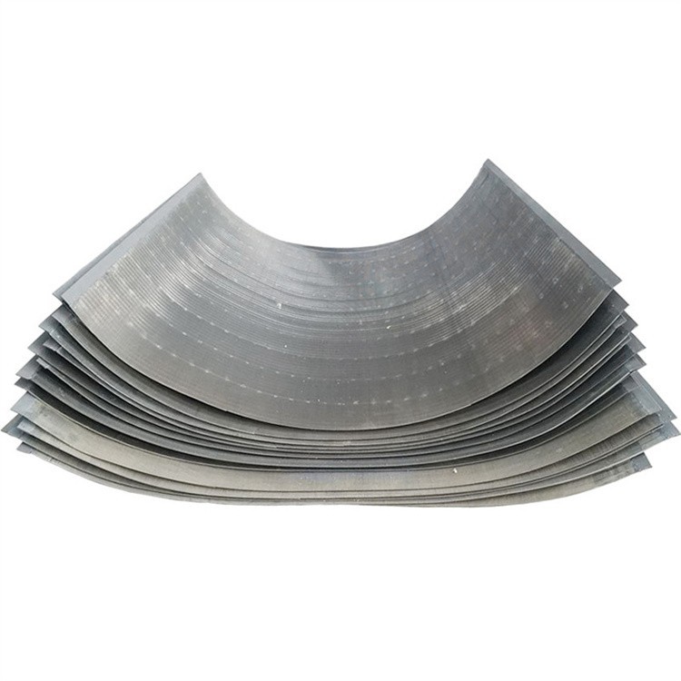 Tela de arame em cunha curvada