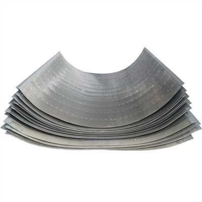 Tela de arame em cunha curvada