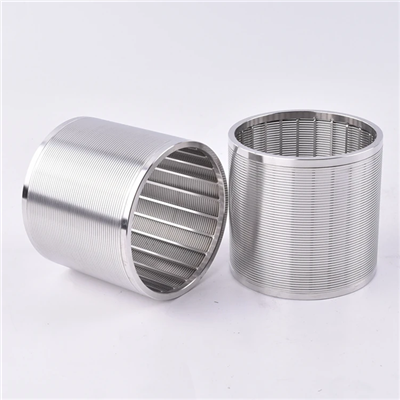 Tubo de tela enrolado em aço inoxidável